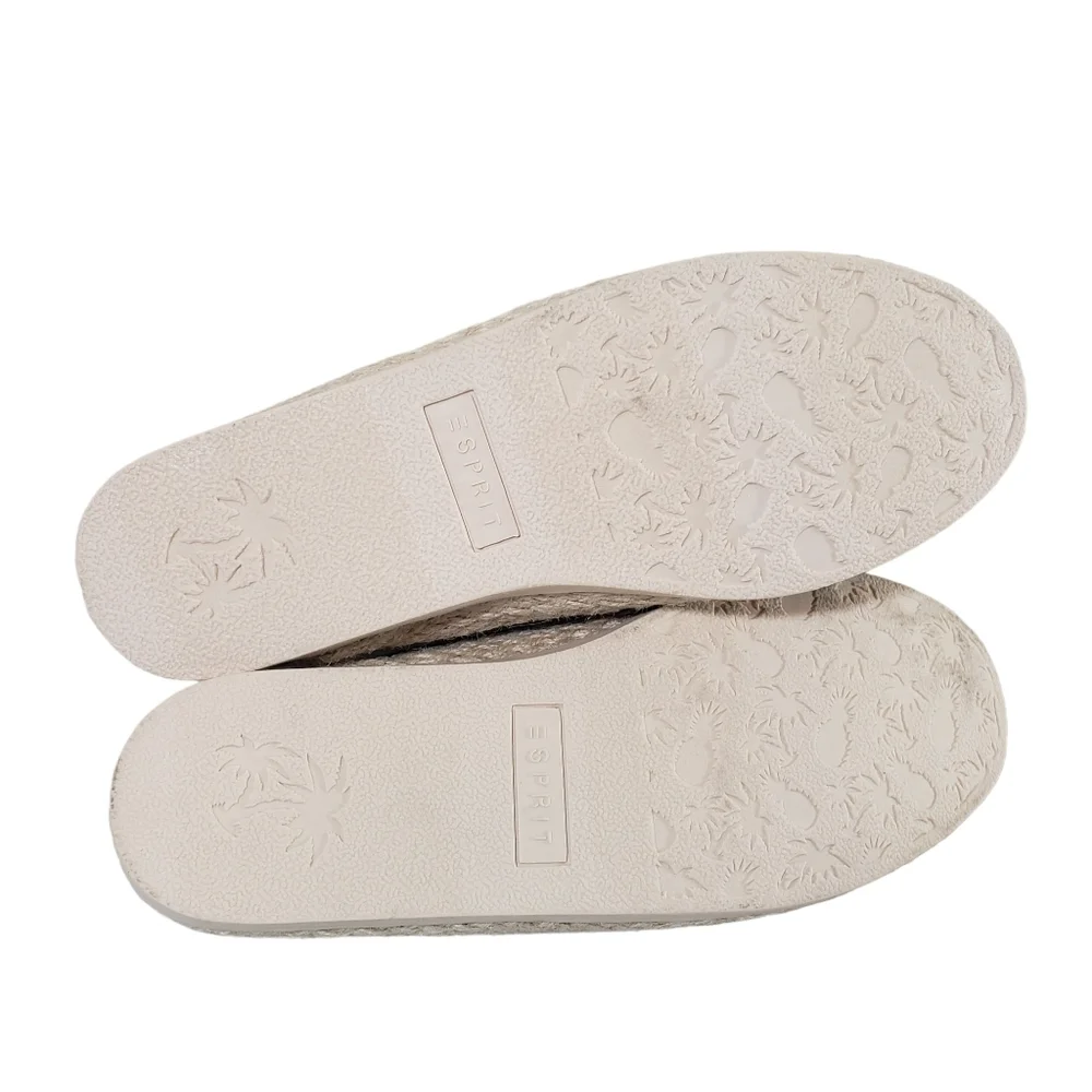 Esprit Elisa Medium Taupe Backless Flats Sz 7M